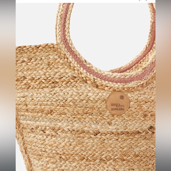 Rip Curl Hacienda Jute Boho Tote bag NWT! - Picture 3 of 5